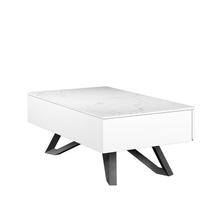 Weston Coffee Table White 1 Drawer