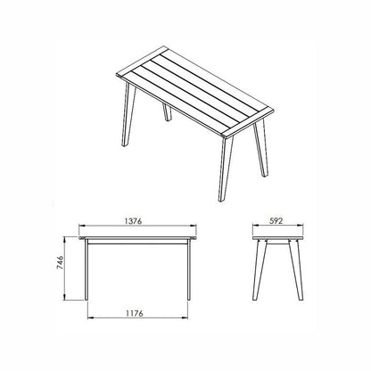 V-Fro Table - Grey by EKJU