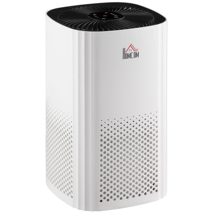 Homcom Air Purifiers for Bedroom with 3-Stage Carbon HEPA Filtration System