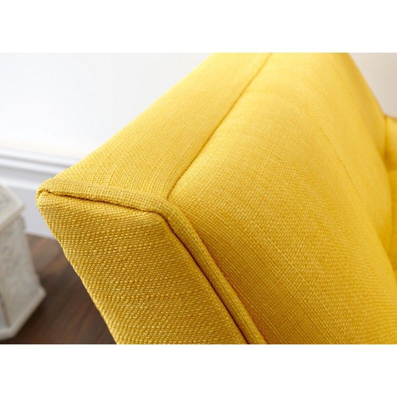 Milan Window Seat Fabric Yellow