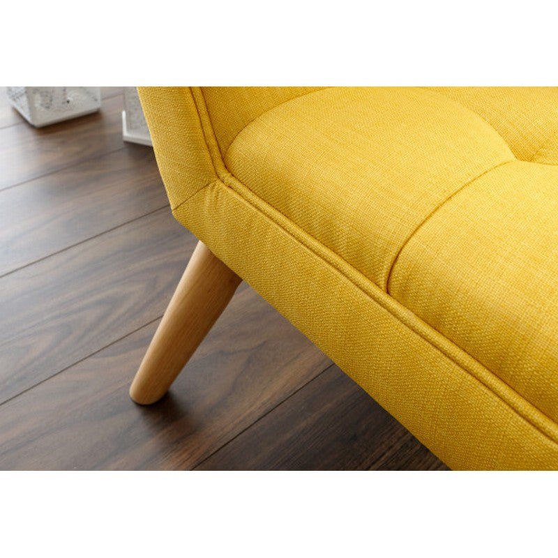 Milan Window Seat Fabric Yellow