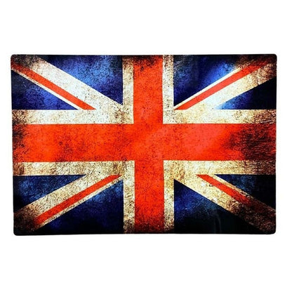 Vintage Union Jack Sign Metal Wall Mounted - 41cm