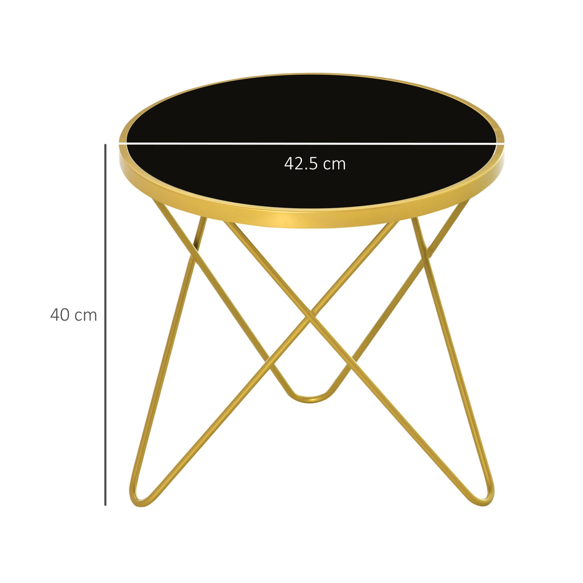 Homcom Glass Coffee Table