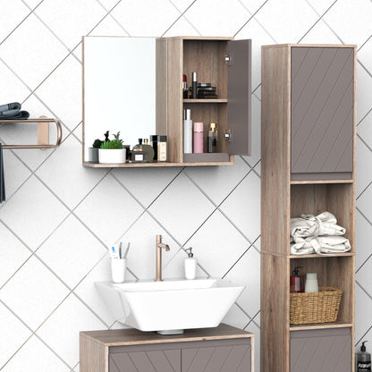 Homcom Bathroom Mirror Cabinet