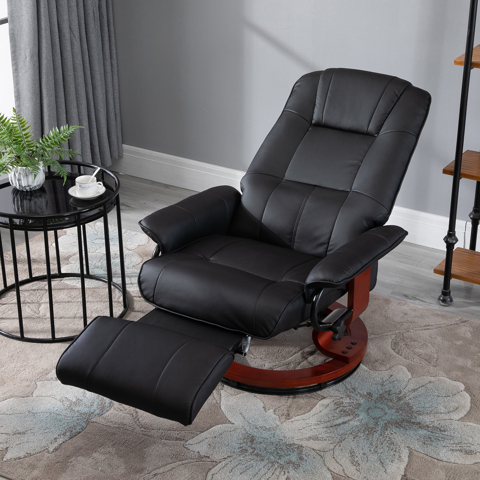 Homcom Faux Leather Manual 145° Recliner Chair