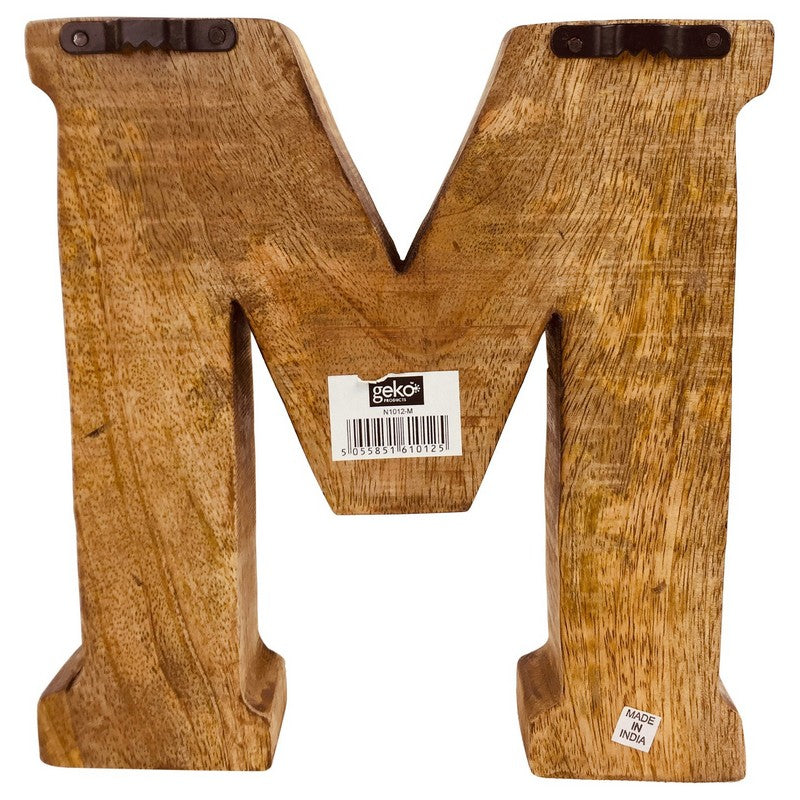 Mum Letters Wood with Geometric Pattern - 56.5cm