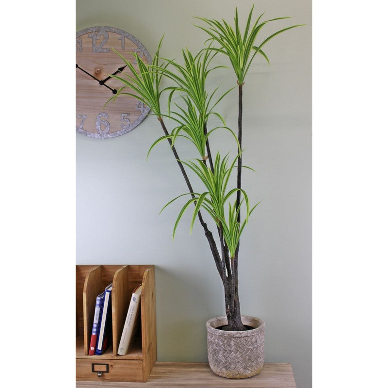 Dracaena Marginata Tree Artificial Plant Green - 120cm