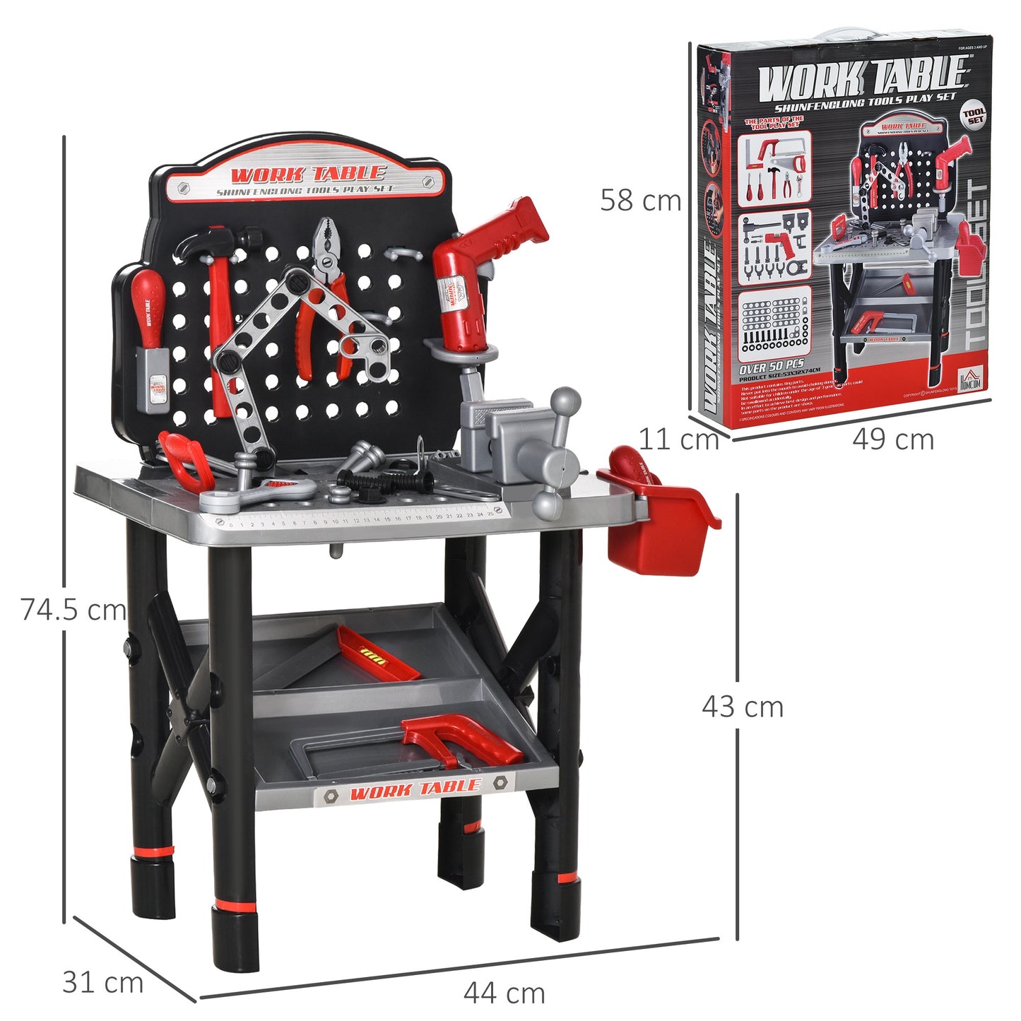 Homcom Kids Tool Bench