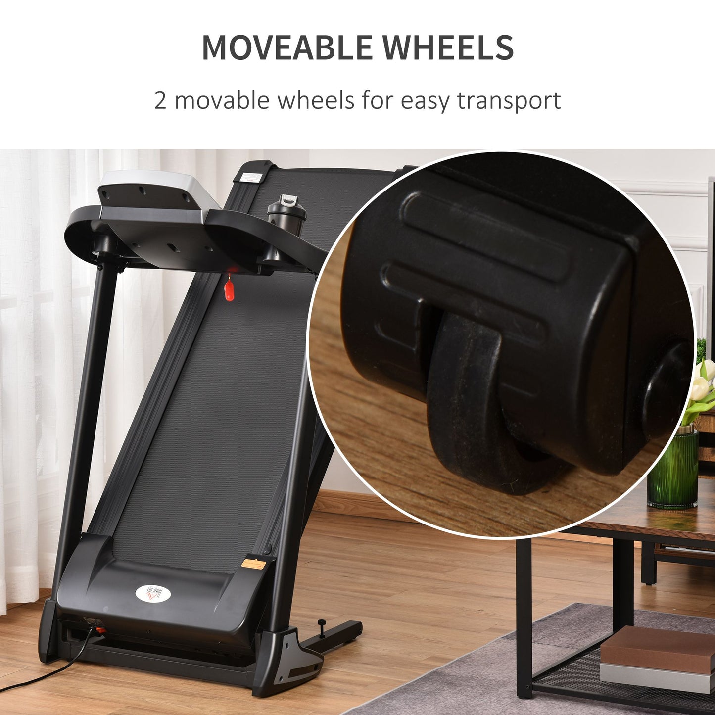 Homcom 12 km/h Folding Electric Treadmill