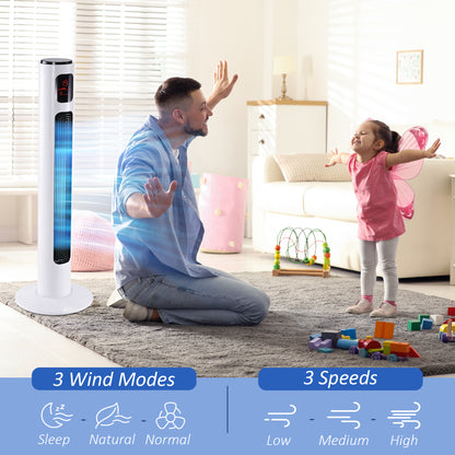 Homcom 38'' Freestanding Tower Fan