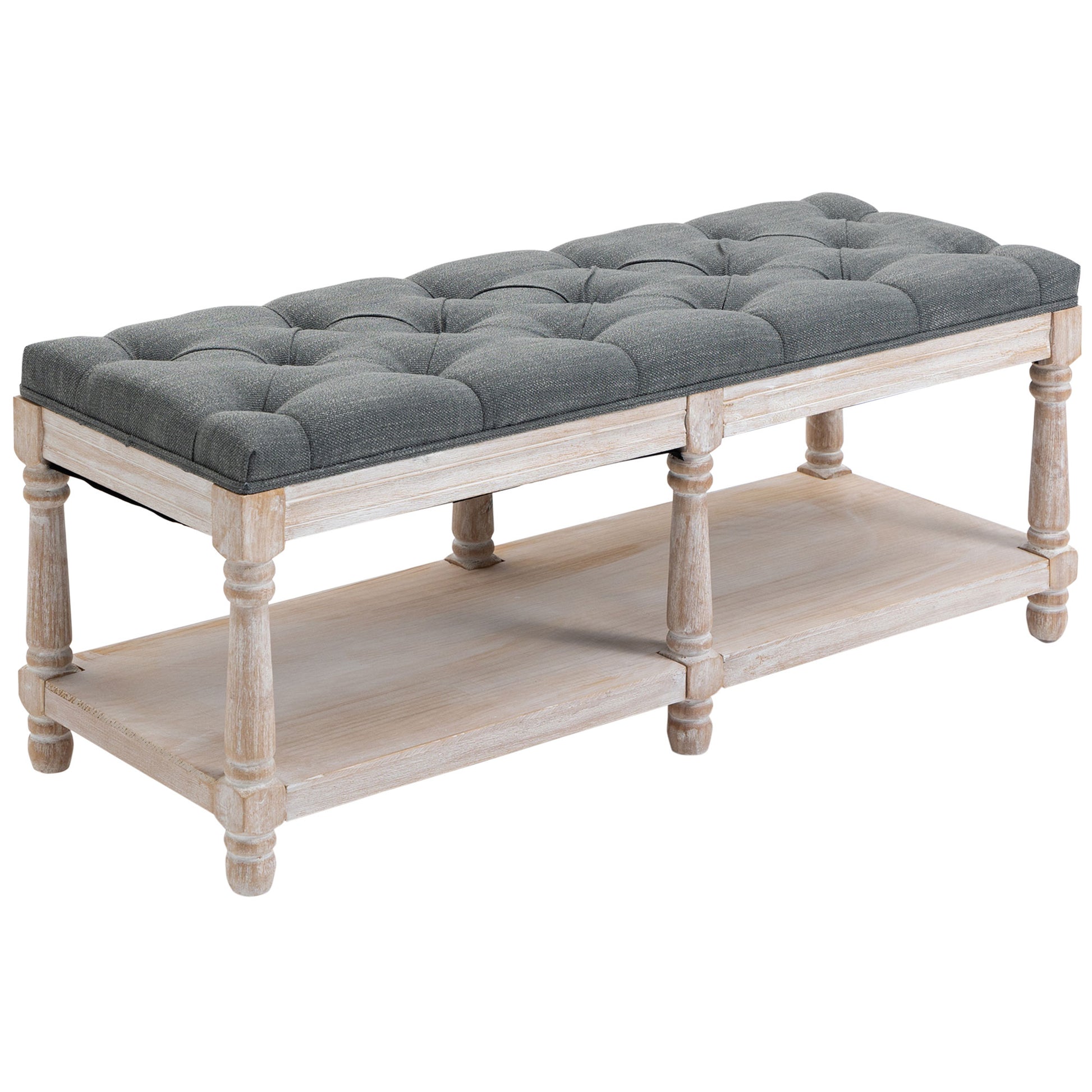 Homcom 2-Tier Bed End Bench