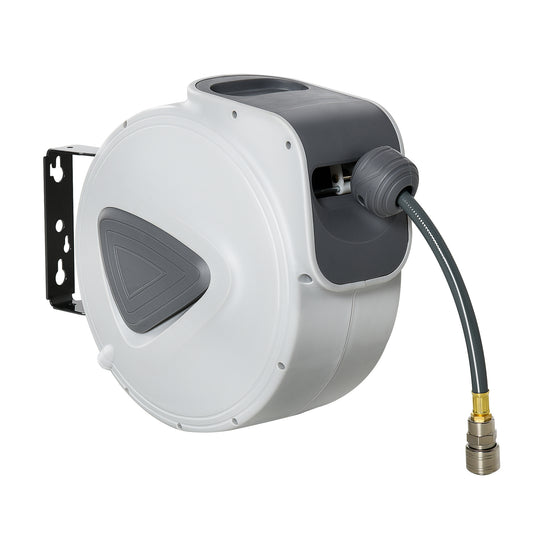 DURHAND Retractable Air Hose Reel 10m+90cm (Hose Diameter 3/8" 9.5mm)