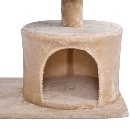 PawHut Mult Level Cat Tree for Indoor Cats with Scratching Post Bed Condo Perch