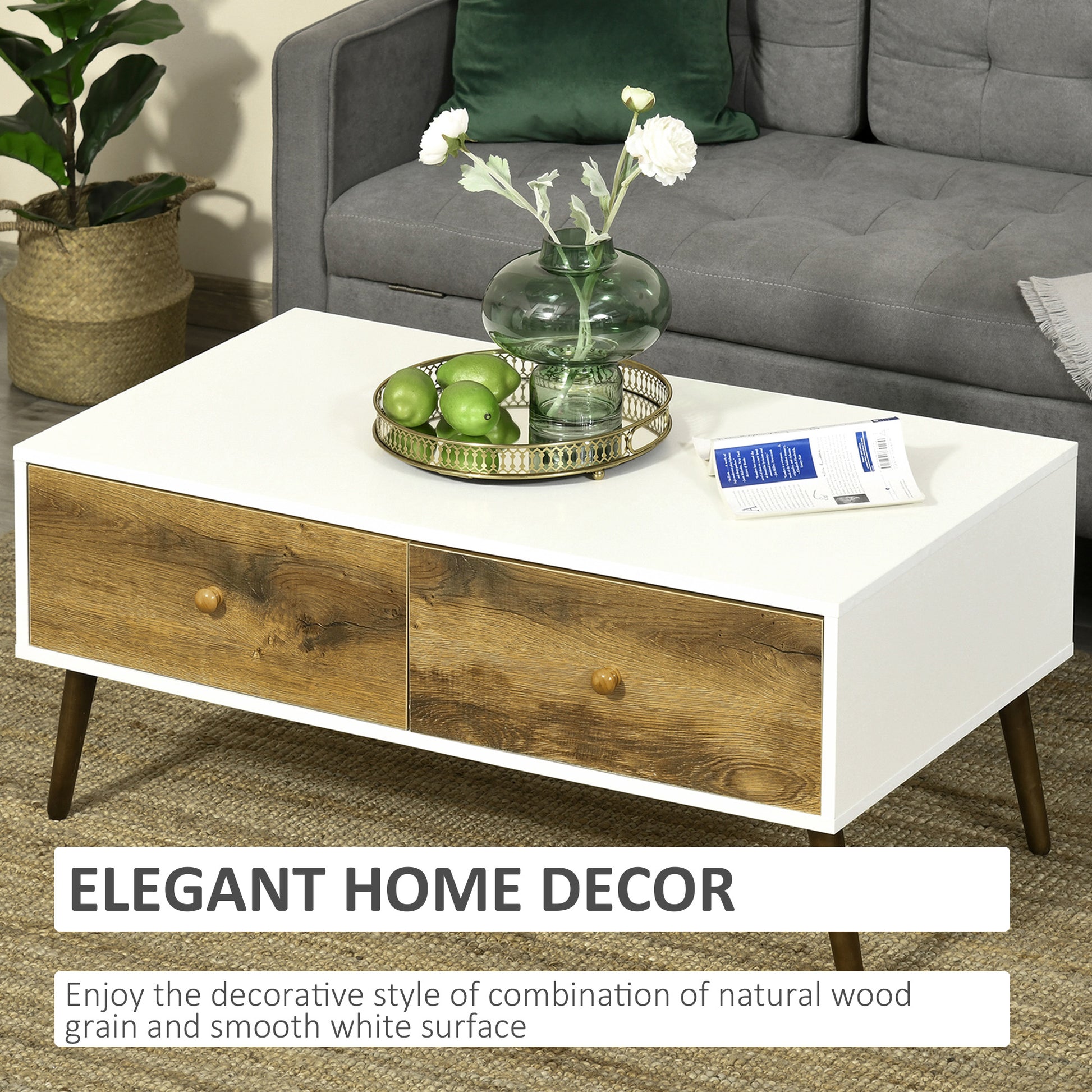 Homcom Coffee Table for Living Room