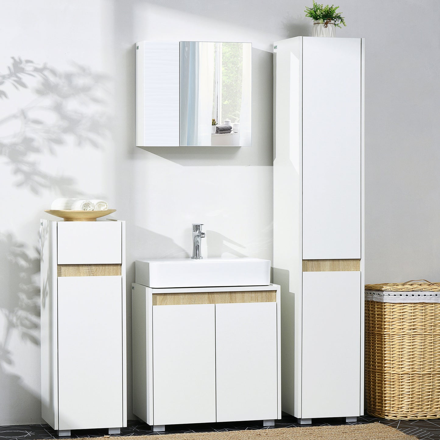 kleankin Modern Bathroom Sink Cabinet