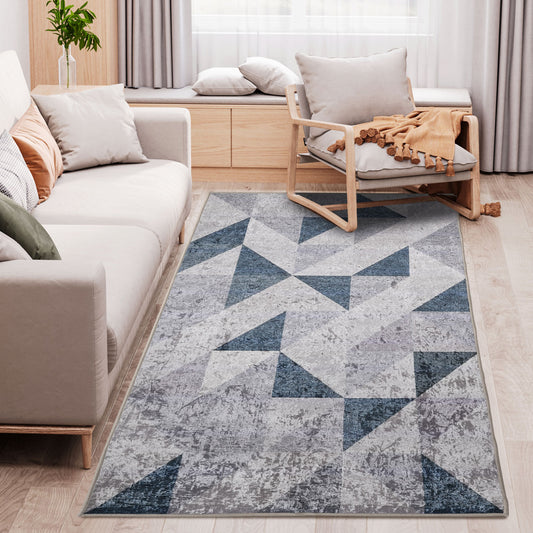 Homcom Modern Grey Rug