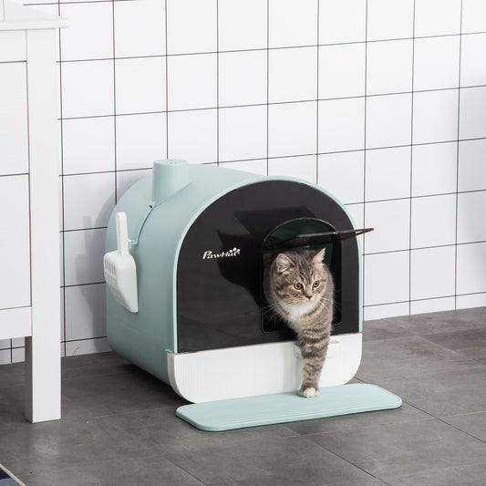 PawHut Hooded Cat Litter Box