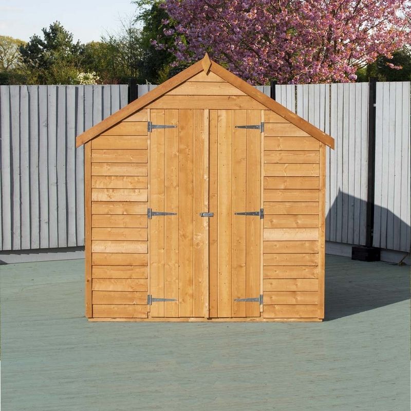 Shire Cromer 6' 5 x 8' 1 Apex Shed - Premium Pressure Treated Overlap