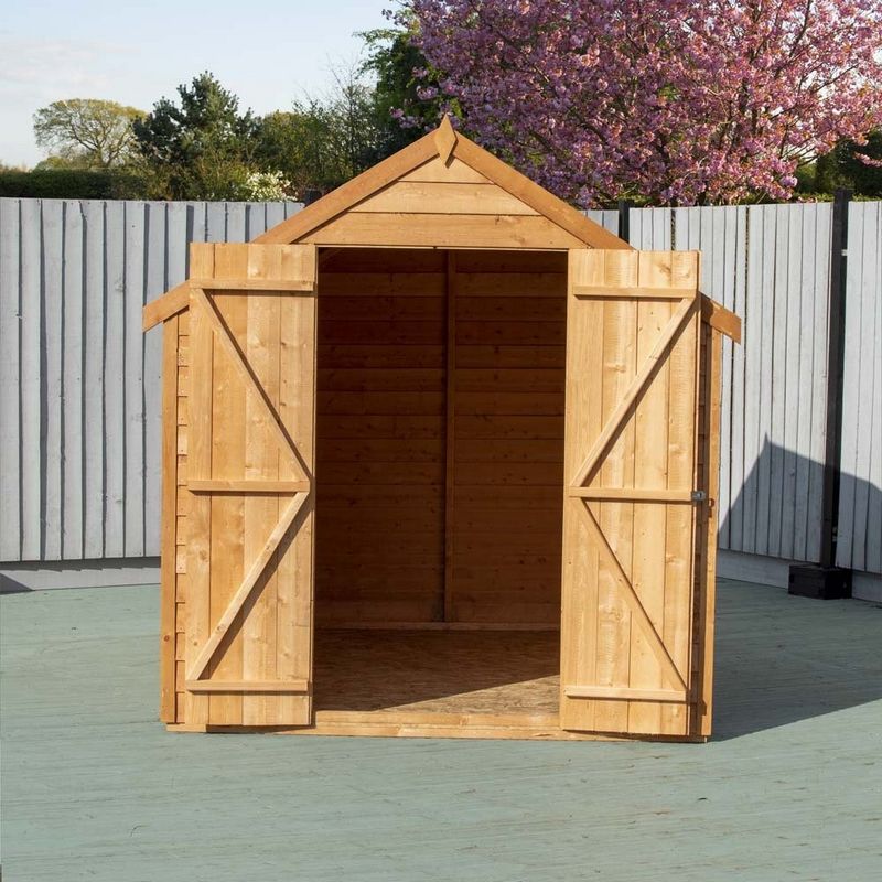 Shire Cromer 6' 5 x 8' 1 Apex Shed - Premium Pressure Treated Overlap