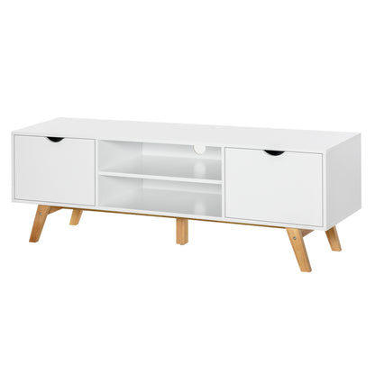 Homcom Scandinavian-Style TV Stand - White