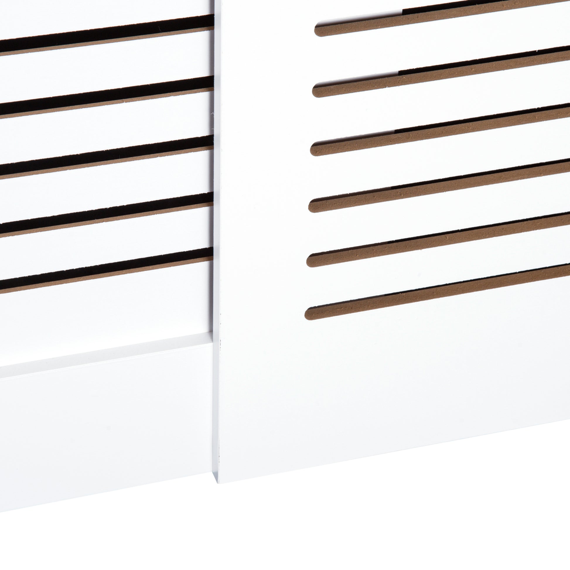 Homcom 145-210L x 21W x 83H cm Extendable Medium-density fibreboard Radiator Cover - White