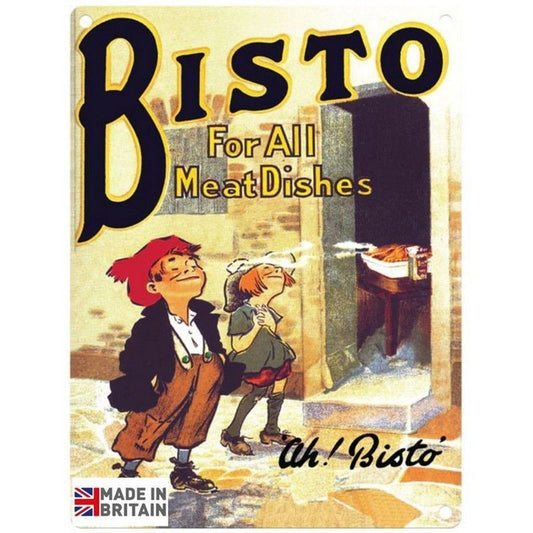 Vintage Bisto Sign Metal Wall Mounted - 60cm