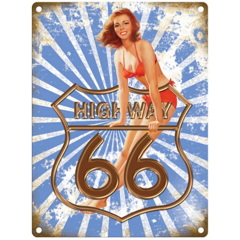 Highway 67 Sign Metal Wall Mounted - 60cm