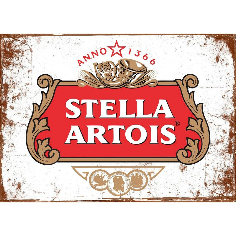 Stella Artois Sign Metal Wall Mounted - 45cm