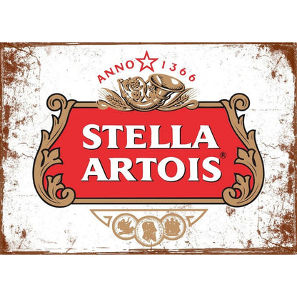 Stella Artois Sign Metal Wall Mounted - 45cm