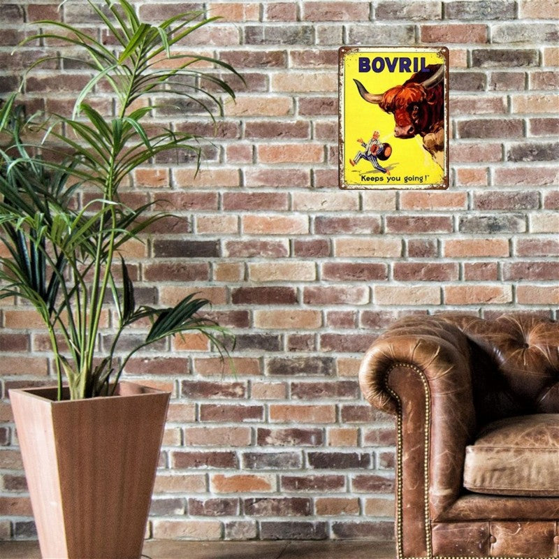 Bovril Sign Metal Wall Mounted - 45cm