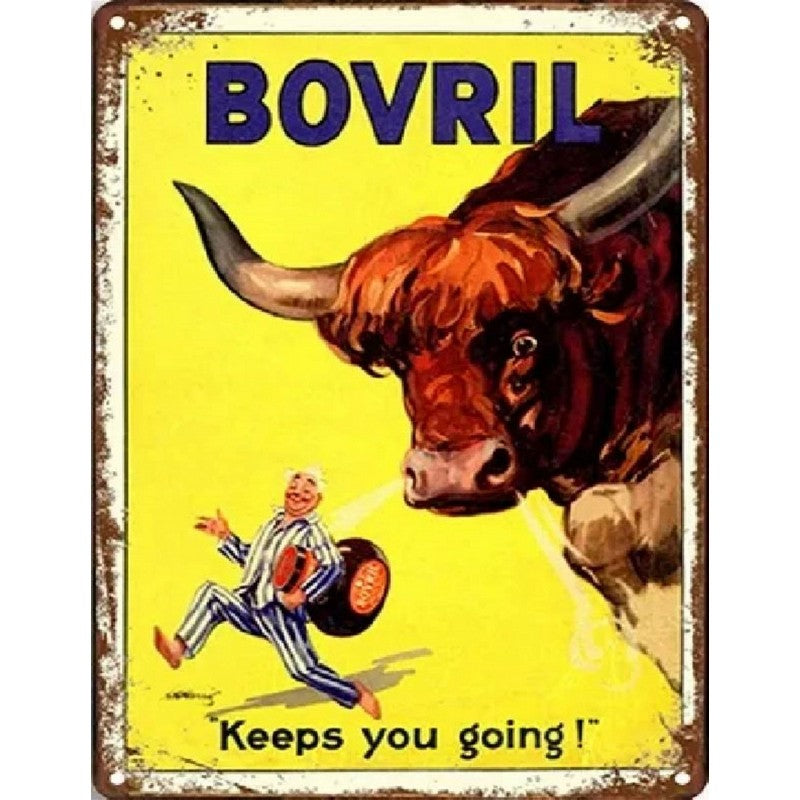 Bovril Sign Metal Wall Mounted - 45cm