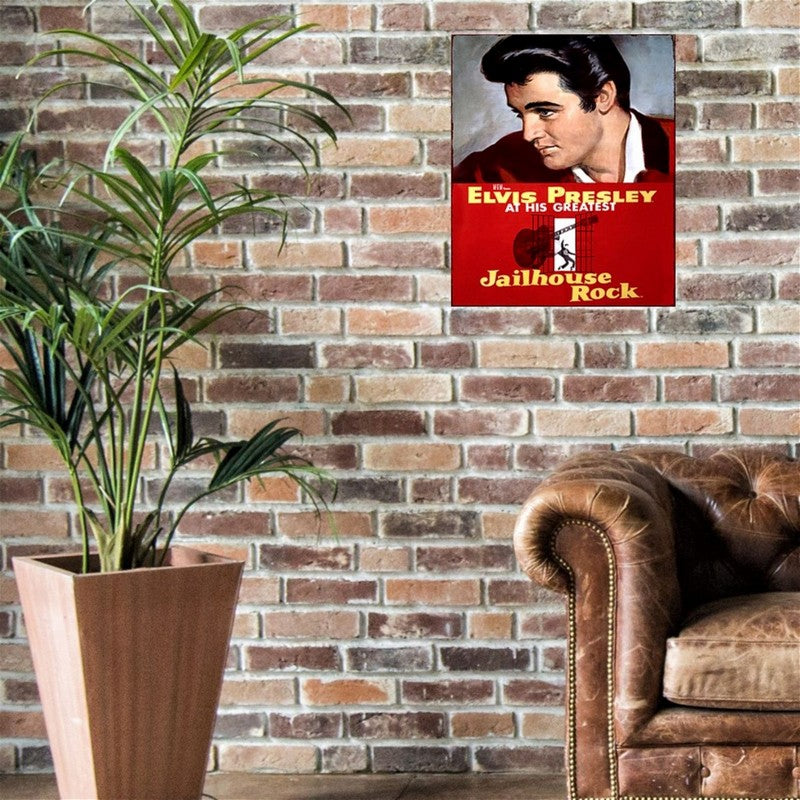 Elvis Jailhouse Rock Sign Metal Wall Mounted - 60cm