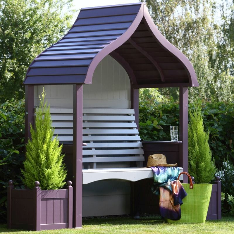 AFK Premium Orchard Arbour Lavender & Stone 2 Seat