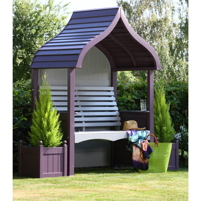 AFK Premium Orchard Arbour Lavender & Stone 2 Seat