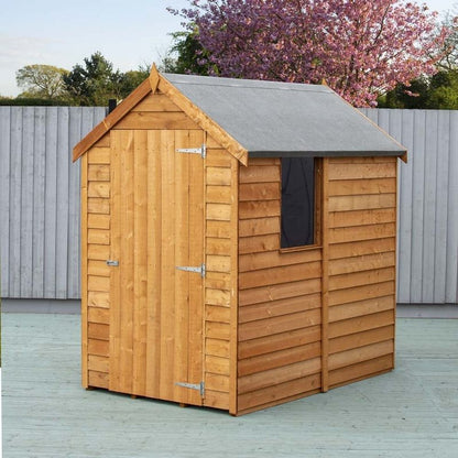 Shire Cromer 4' 5" x 6' 3" Apex Shed - Premium Pressure Treated Overlap