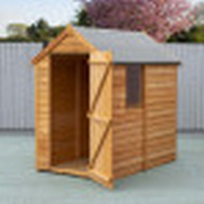 Shire Cromer 4' 5" x 6' 3" Apex Shed - Premium Pressure Treated Overlap