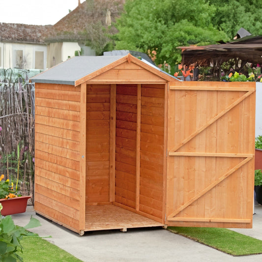 Shire 5' 3" x 3' 2" Apex Shed - Budget Dip Treated Overlap