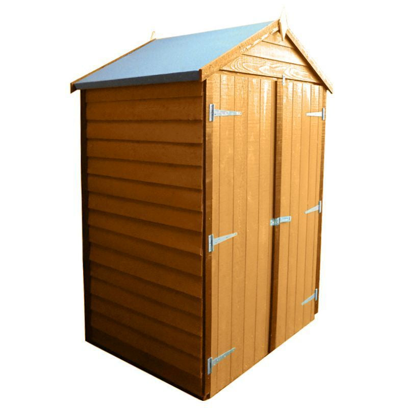 Shire Ashworth 4' 4" x 3' 3" Apex Shed - Premium Dip Treated Overlap