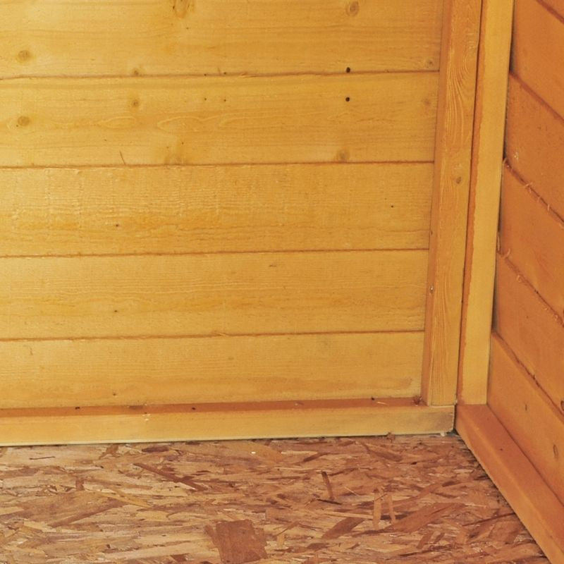 Shire Ashworth 4' 4" x 3' 3" Apex Shed - Premium Dip Treated Overlap