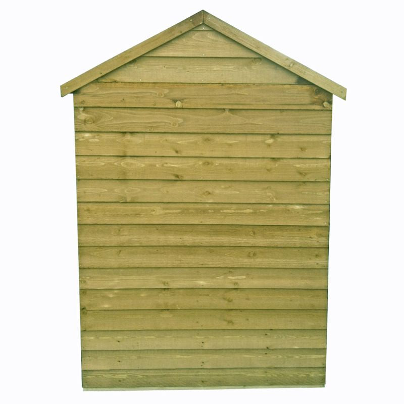 Shire Ashworth 4' 4" x 3' 3" Apex Shed - Premium Pressure Treated Overlap