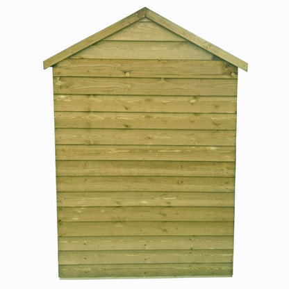 Shire Ashworth 4' 4" x 3' 3" Apex Shed - Premium Pressure Treated Overlap