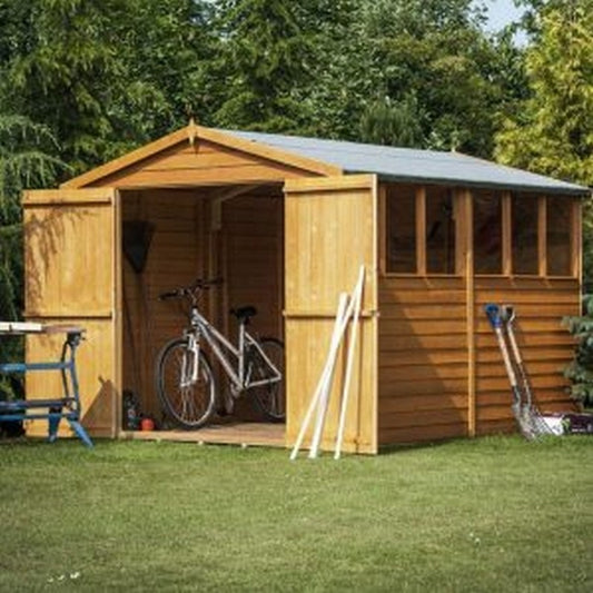 Shire Value 6' 7" x 9' 10" Apex Shed - Premium Coated Overlap