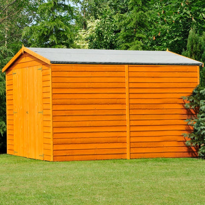 Shire Value 10' 3" x 10' 4" Apex Shed - Premium Coated Overlap