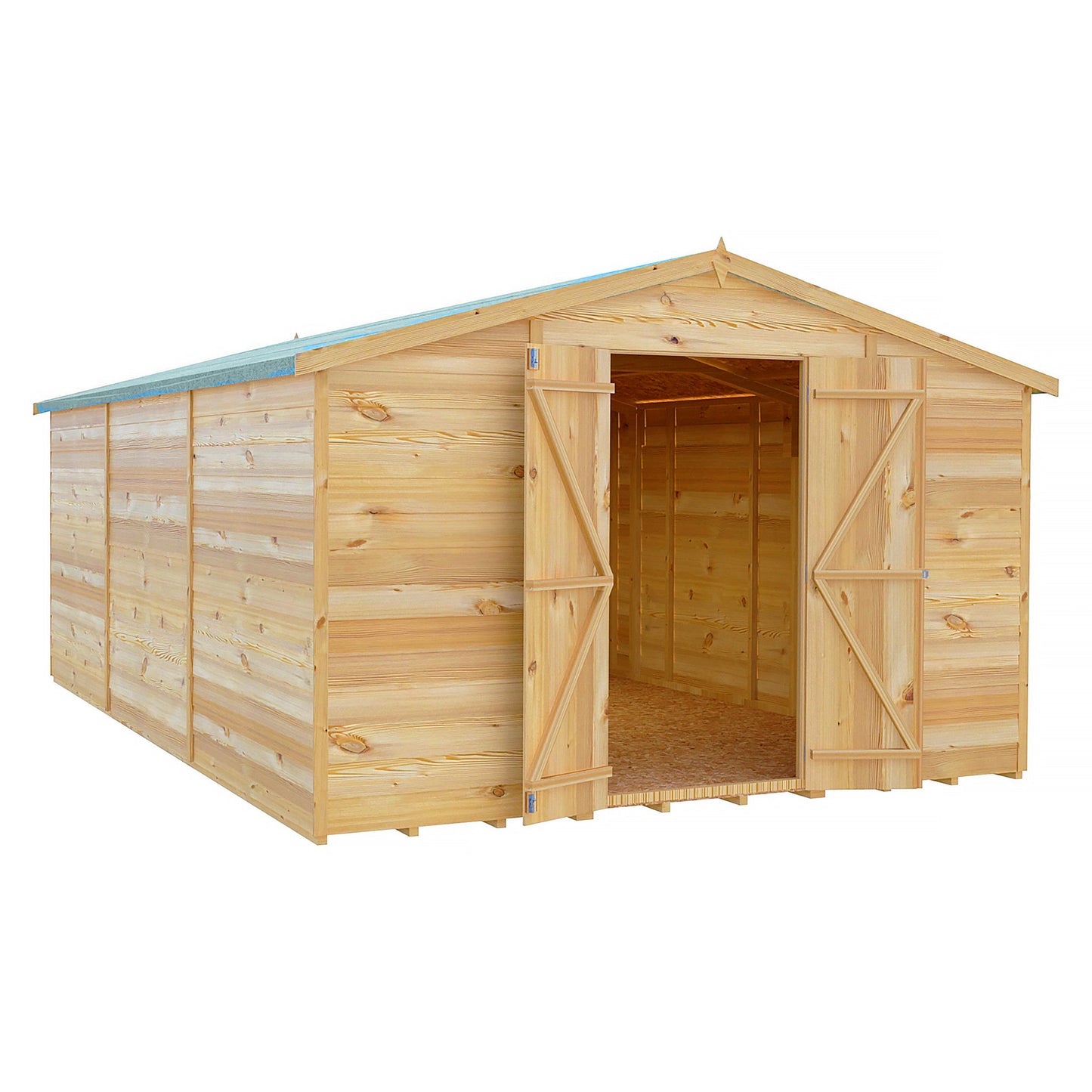 Shire Value 9' 9" x 14' 9" Apex Shed - Premium Coated Overlap