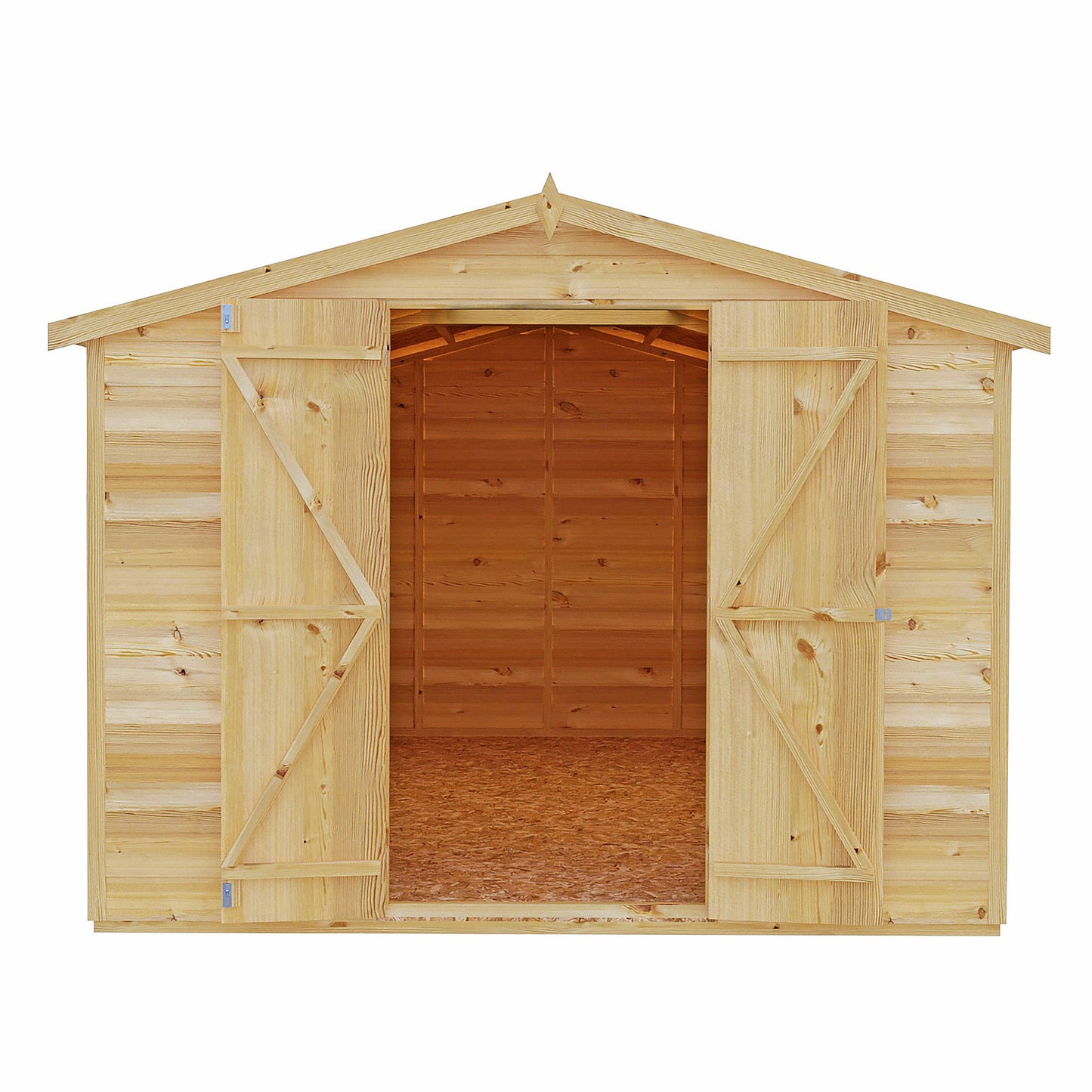 Shire Value 8' 5" x 11' 9" Apex Shed - Premium Coated Overlap