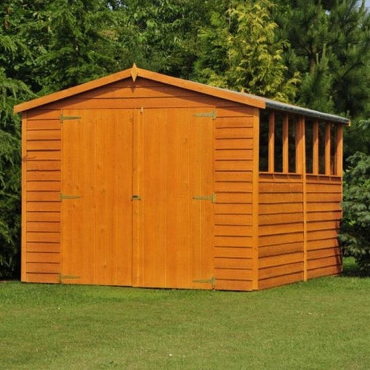 Shire Value 8' 5" x 11' 9" Apex Shed - Premium Coated Overlap