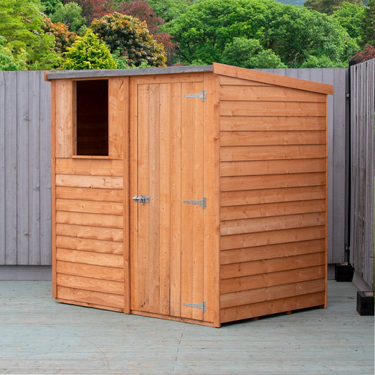 Shire Value 6' 1" x 4' Apex Shed - Premium Coated Overlap