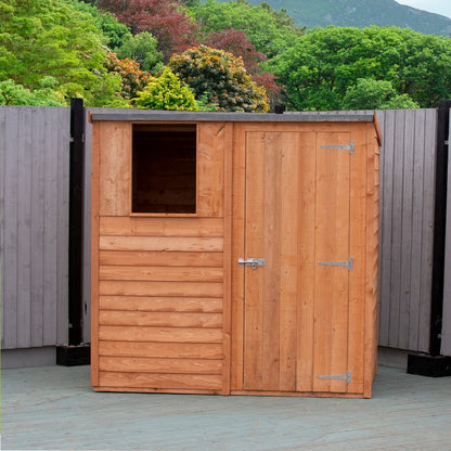 Shire Value 6' 1" x 4' Apex Shed - Premium Coated Overlap