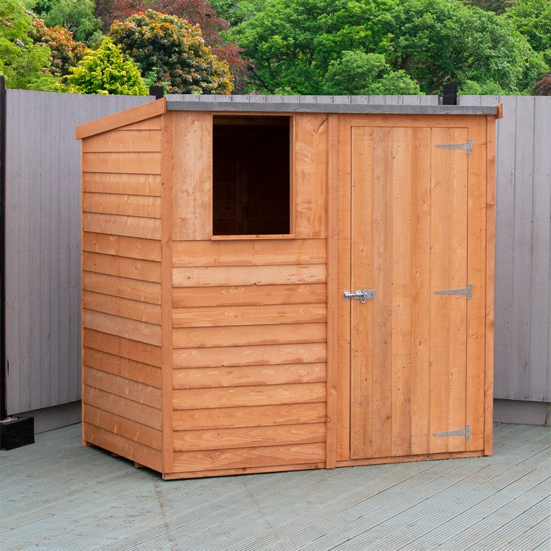 Shire Value 6' 1" x 4' Apex Shed - Premium Coated Overlap