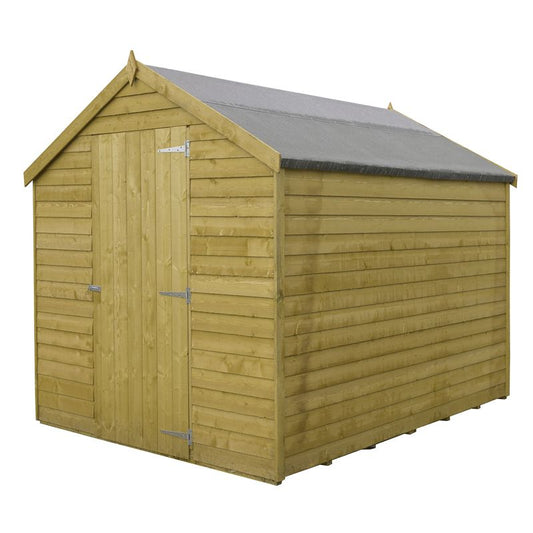 Shire Canterbury 6' 5" x 8' 1" Apex Shed - Premium Pressure Treated Overlap